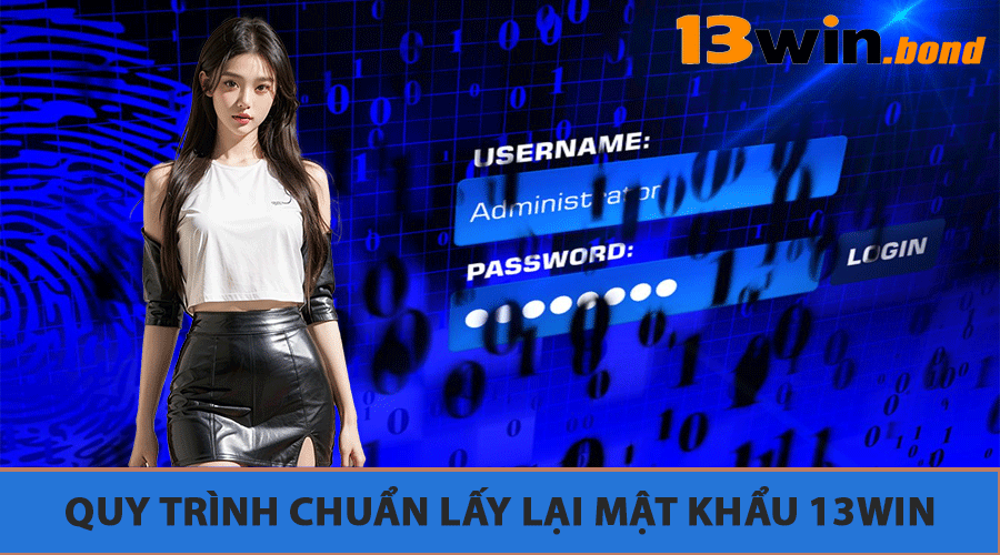 Quy trình chuẩn Lấy Lại Mật Khẩu 13Win